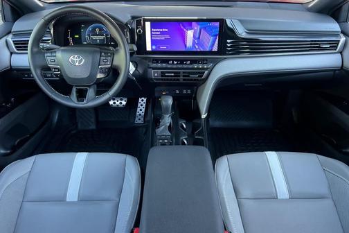 Supersonic Red 2025 Toyota Camry SE
