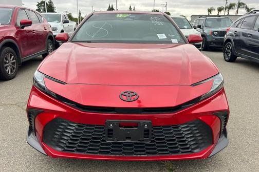 Supersonic Red 2025 Toyota Camry SE