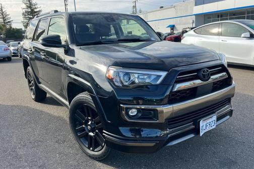 Midnight Black Metallic 2021 Toyota 4Runner Nightshade Special Edition