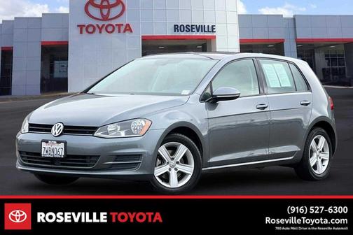 Platinum Gray Metallic 2017 Volkswagen Golf TSI Wolfsburg Edition 4-Door