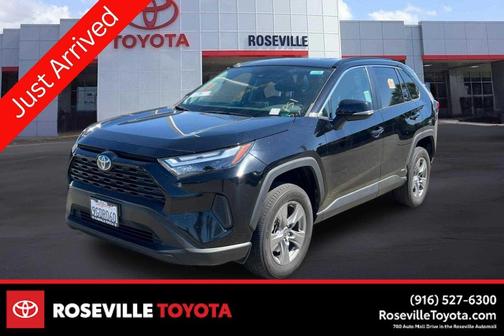 Midnight Black Metallic 2023 Toyota RAV4 Hybrid LE