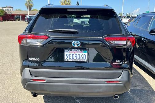 Midnight Black Metallic 2023 Toyota RAV4 Hybrid LE