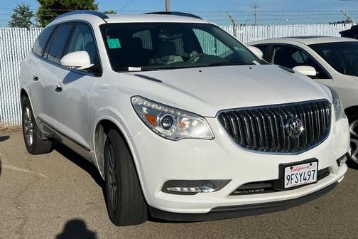 Summit White 2017 Buick Enclave Leather