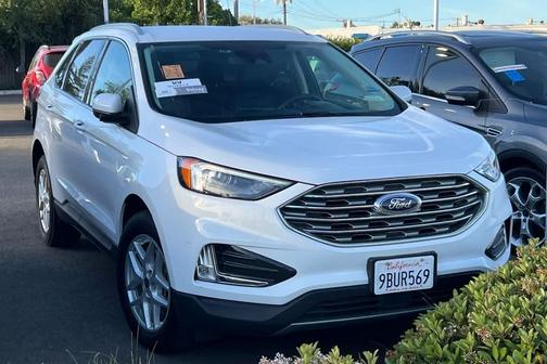 Oxford White 2022 Ford Edge SEL