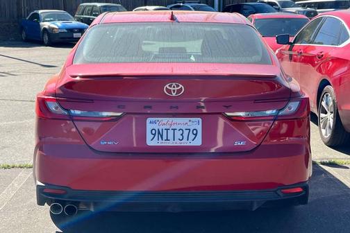 Supersonic Red 2025 Toyota Camry SE