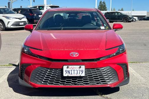 Supersonic Red 2025 Toyota Camry SE