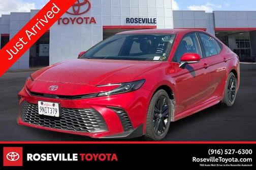 Supersonic Red 2025 Toyota Camry SE