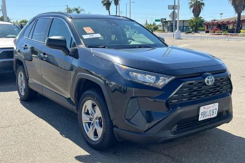 Midnight Black Metallic 2022 Toyota RAV4 Hybrid LE