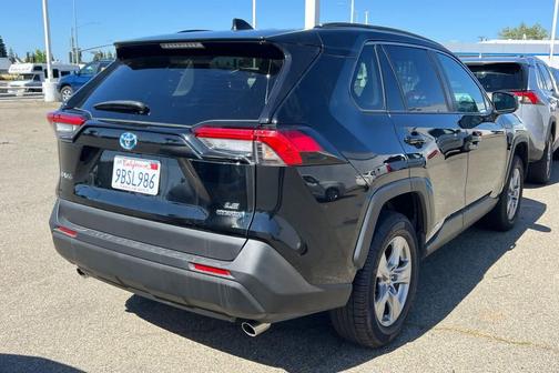 Midnight Black Metallic 2022 Toyota RAV4 Hybrid LE