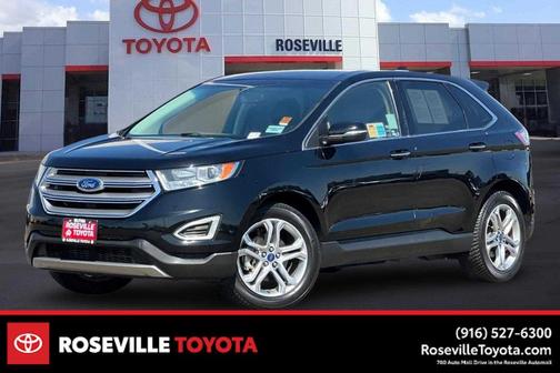 Shadow Black 2018 Ford Edge Titanium
