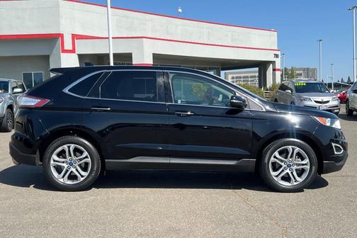 Shadow Black 2018 Ford Edge Titanium
