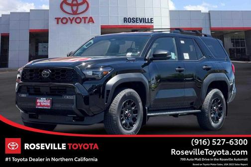 Black 2026 Toyota 4Runner TRD Off Road Premium