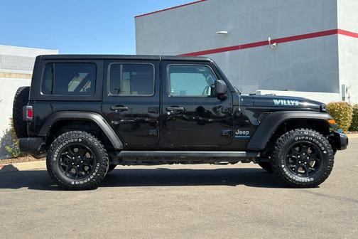 Black Clearcoat 2023 Jeep Wrangler 4xe Willys