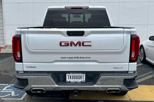 White Frost Tricoat 2021 GMC Sierra 1500 SLT