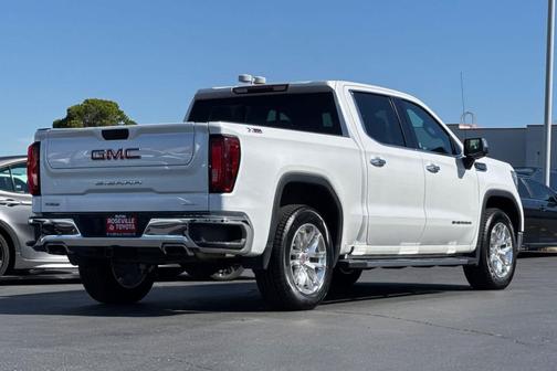 White Frost Tricoat 2021 GMC Sierra 1500 SLT