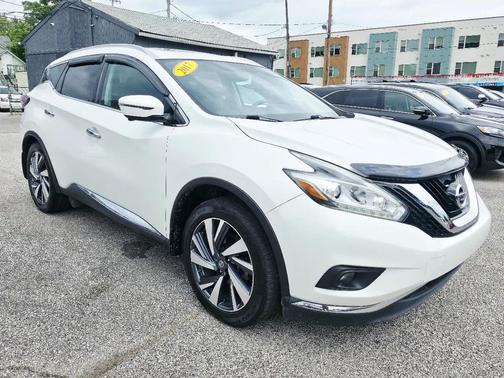 Pearl White 2017 Nissan Murano Platinum