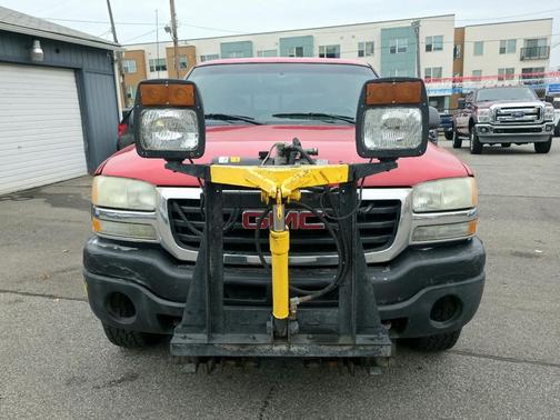 Fire Red 2003 GMC Sierra 2500 SLE Extended Cab