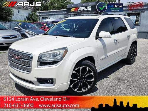 WHITE 2013 GMC Acadia Denali