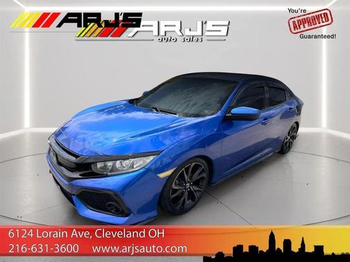 Aegean Blue Metallic 2017 Honda Civic Sport