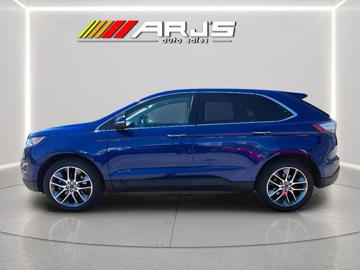 Deep Impact Blue Metallic 2015 Ford Edge Titanium