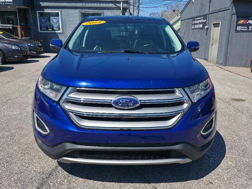 Deep Impact Blue Metallic 2015 Ford Edge Titanium