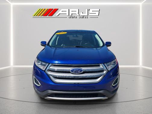 Deep Impact Blue Metallic 2015 Ford Edge Titanium