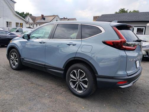 Blue 2021 Honda CR-V AWD EX
