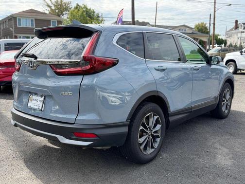 Blue 2021 Honda CR-V AWD EX