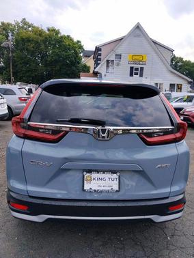 Blue 2021 Honda CR-V AWD EX