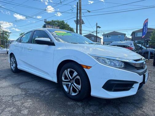 Taffeta White 2016 Honda Civic LX