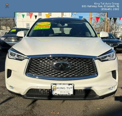 White 2019 INFINITI QX50 ESSENTIAL