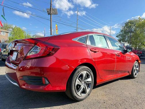 Red 2019 Honda Civic LX