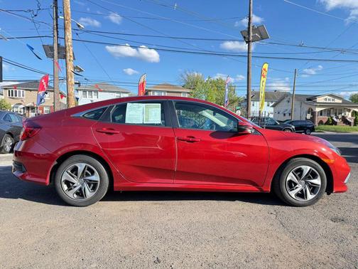 Red 2019 Honda Civic LX