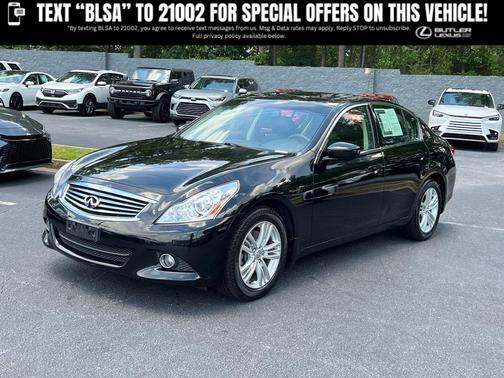 Black Obsidian 2011 INFINITI G37x Base