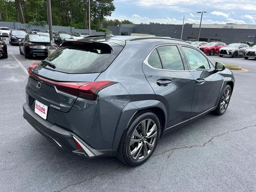 Cloudburst Gray with Obsidian Roof 2023 Lexus UX 250h F Sport