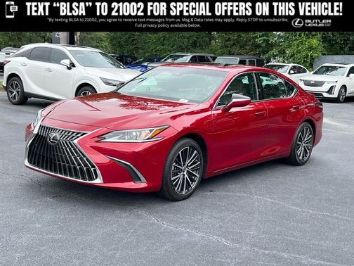 Matador Red Mica 2025 Lexus ES 300h F SPORT Design
