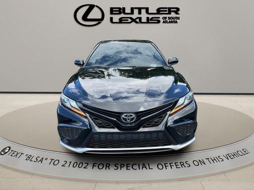 Midnight Black Metallic 2021 Toyota Camry XSE
