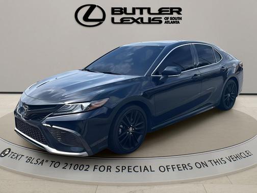 Midnight Black Metallic 2021 Toyota Camry XSE