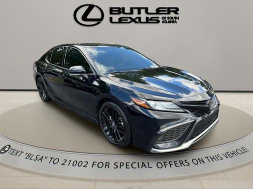 Midnight Black Metallic 2021 Toyota Camry XSE