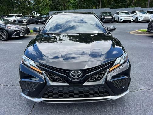 Midnight Black Metallic 2021 Toyota Camry XSE