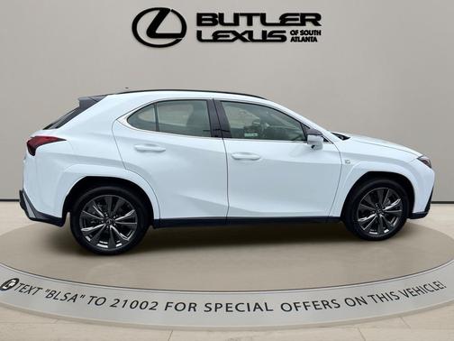 Ultra White w/Obsidian Roof 2023 Lexus UX 250h F Sport