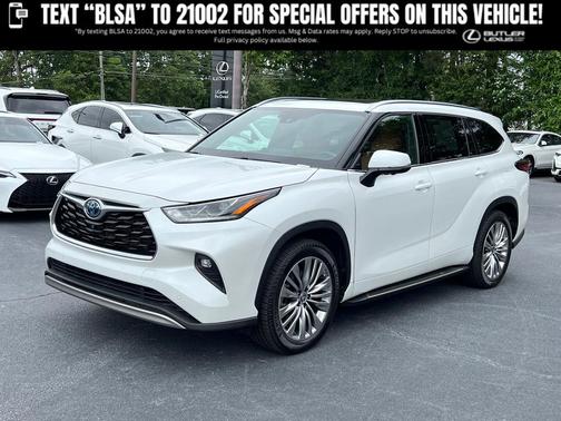 Wind Chill Pearl 2023 Toyota Highlander Hybrid Platinum