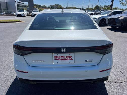 Platinum White Pearl 2025 Honda Accord Hybrid Touring