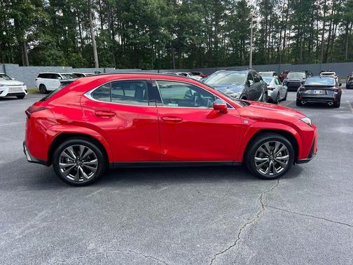 Redline with Obsidian Roof 2024 Lexus UX 250h F Sport