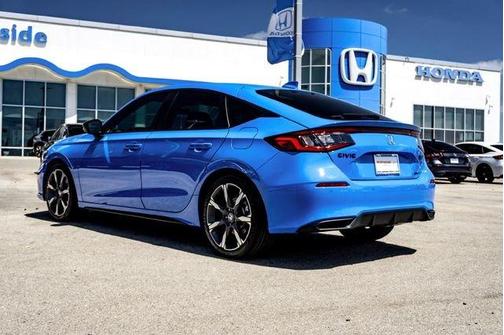 Crystal White Pearl 2026 Honda Civic Hybrid Sport Touring