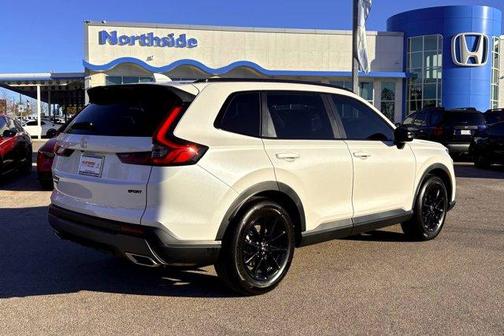 Platinum White Pearl 2026 Honda CR-V Hybrid Sport-L