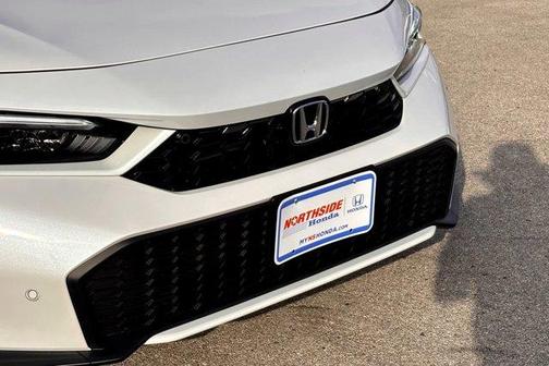 Platinum White Pearl 2026 Honda Civic Hybrid Sport Touring