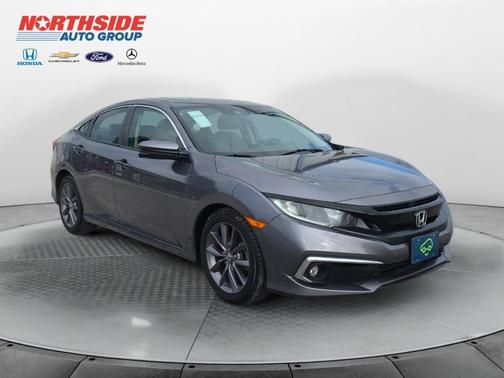 Modern Steel Metallic 2020 Honda Civic EX-L