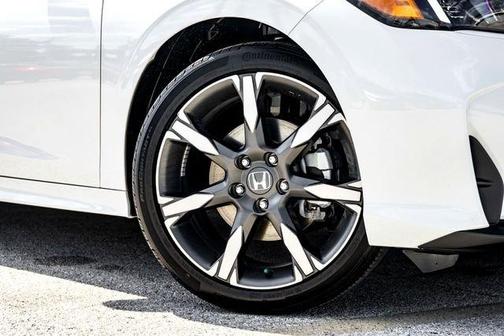 Platinum White Pearl 2026 Honda Civic Hybrid Sport Touring