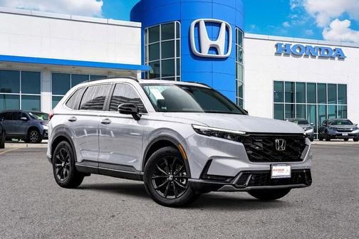 Gray 2025 Honda CR-V Hybrid Sport-L